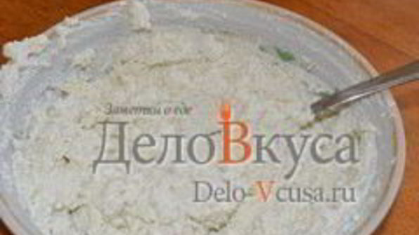 канапе с закуской из творога