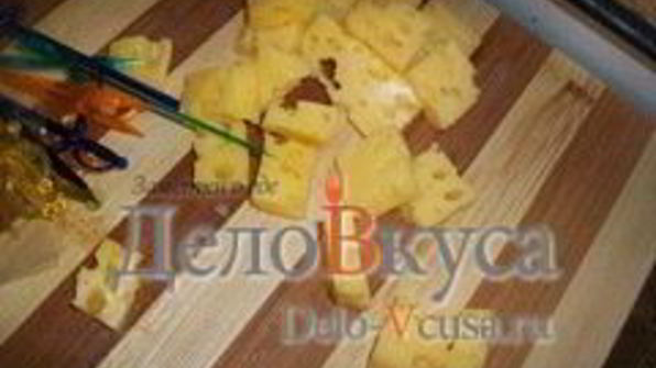 канапе с закуской из творога