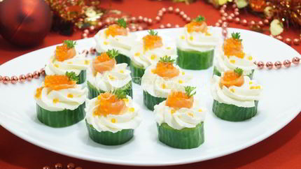 Новогоднее канапе