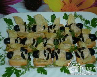 Паштет из печени трески