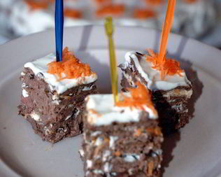 Печеночный тортик-канапе