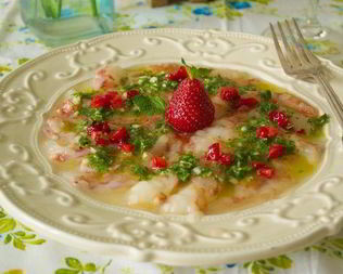 Карпаччо из креветок