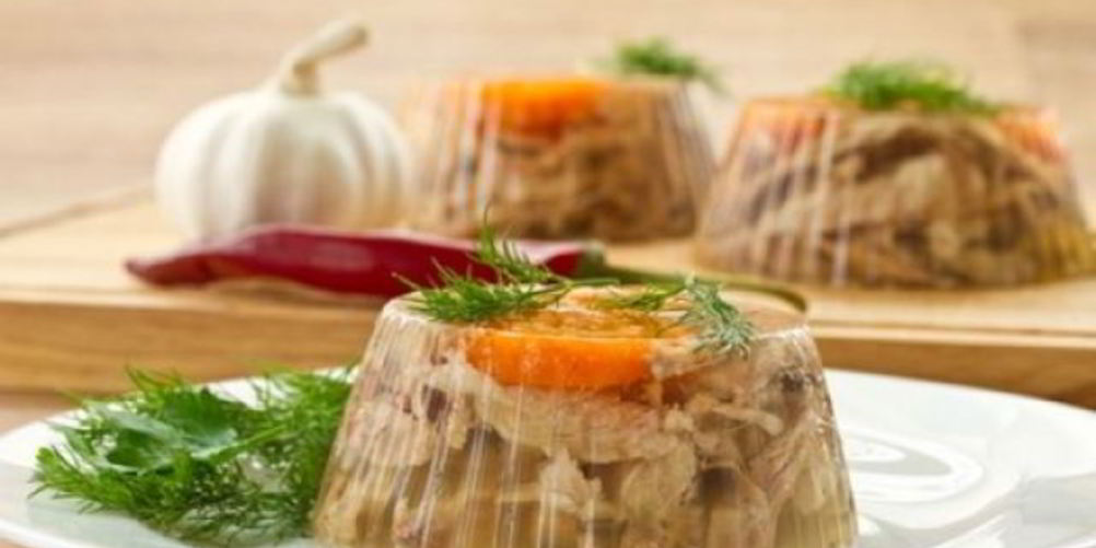 Рецепт холодца в формочках