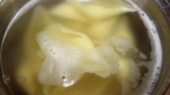 конкильони — закуска из печени трески в ракушках