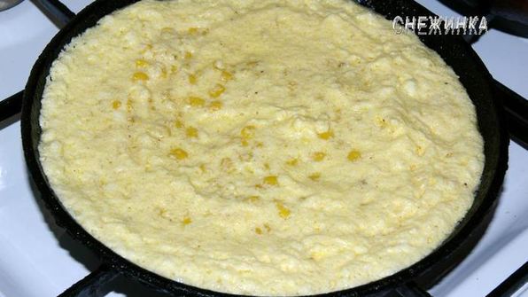 мексиканский омлет с кукурузой