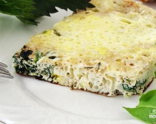 Омлет на кефире в мультиварке