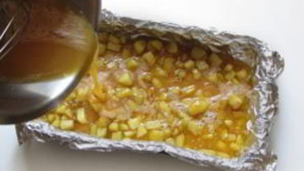 омлет с картошкой