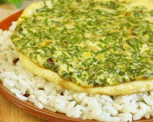 Омлет с мясом по-арабски