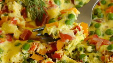 Омлет с овощами