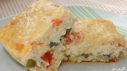 Омлет с сыром в мультиварке