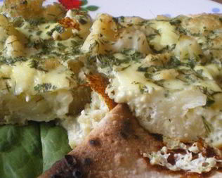 Омлет с цветной капустой в духовке