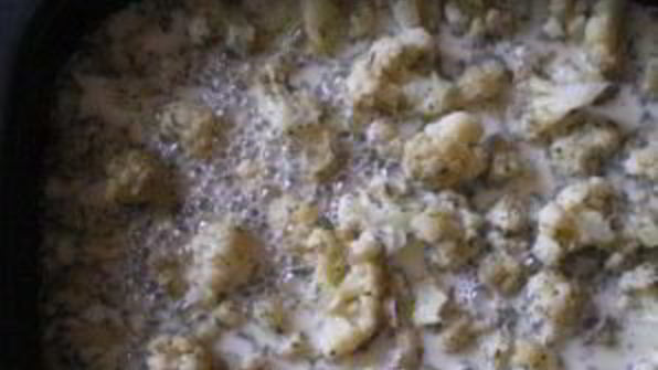 омлет с цветной капустой в духовке