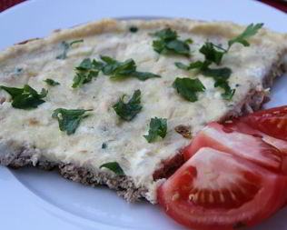 Омлет с тунцом и фетой