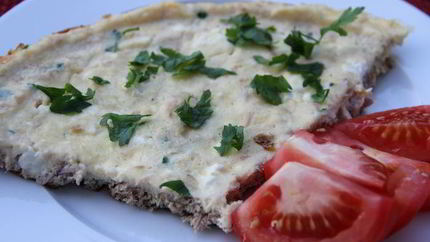 Омлет с тунцом и фетой