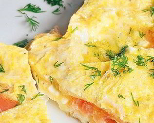 Омлет с водкой