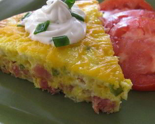 Омлет в духовке по-американски