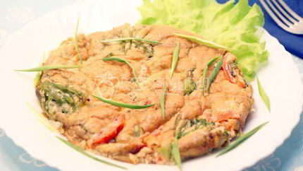 Омлет в духовке