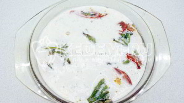 омлет в духовке