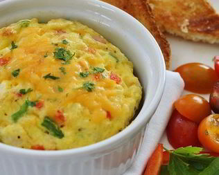 Порционные омлеты в духовке