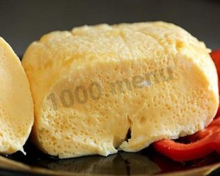 Вареный омлет в пакете