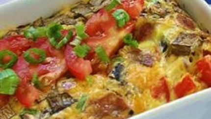 Вкусный омлет в духовке