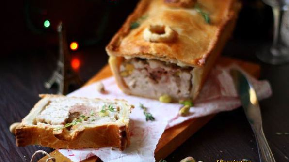 мясной пирог паштет в коре