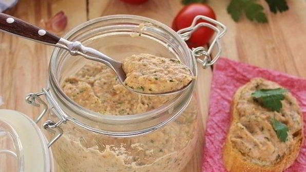 паштет из белой фасоли