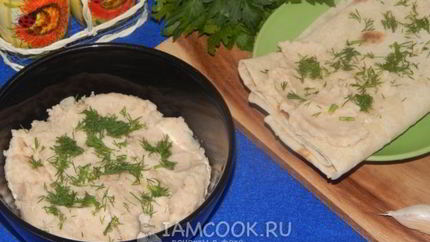 Паштет из фасоли с кунжутом