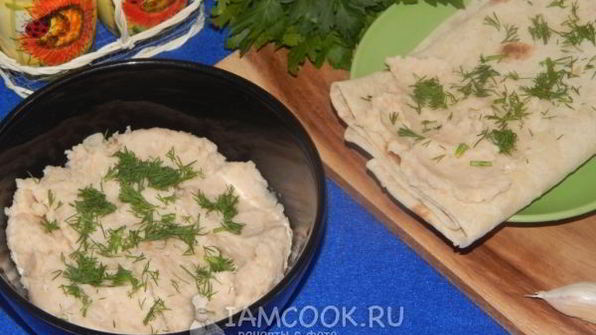 паштет из фасоли с кунжутом