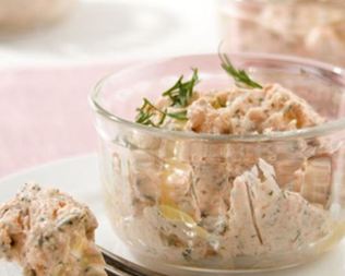 Паштет из копченого лосося