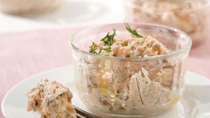 Паштет из копченого лосося