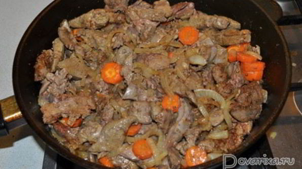 паштет из куриной и говяжьей печени