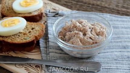 Паштет из селедки и яблок