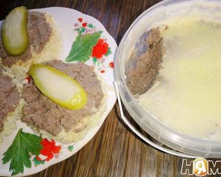 Паштет из утиных потрошков