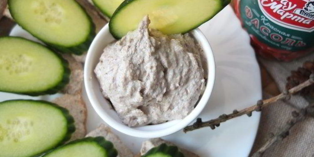 Рецепт паштета с фасолью