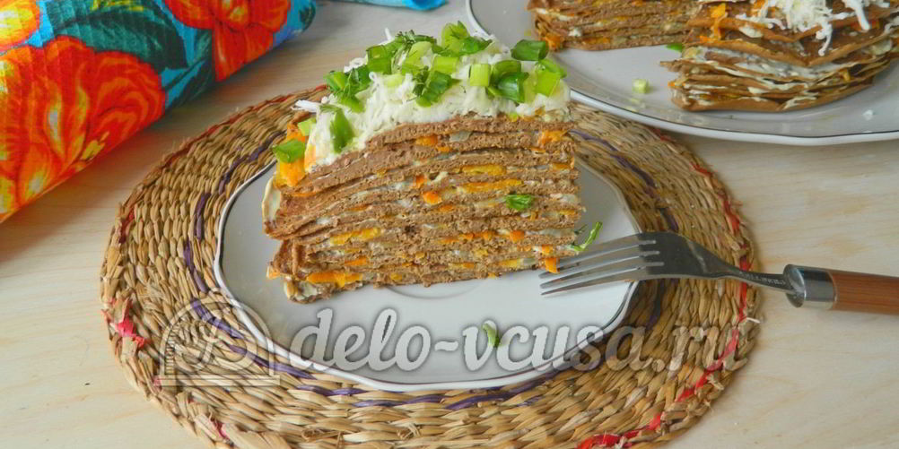 Рецепт печеночного торта из свиной печени