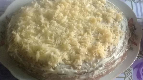 печеночный тортик