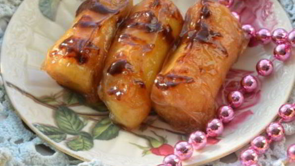 банановые спринг-роллы