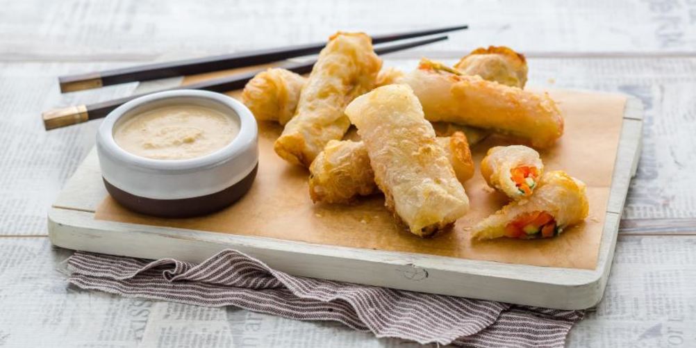 Рецепт индонезийских роллов с овощами