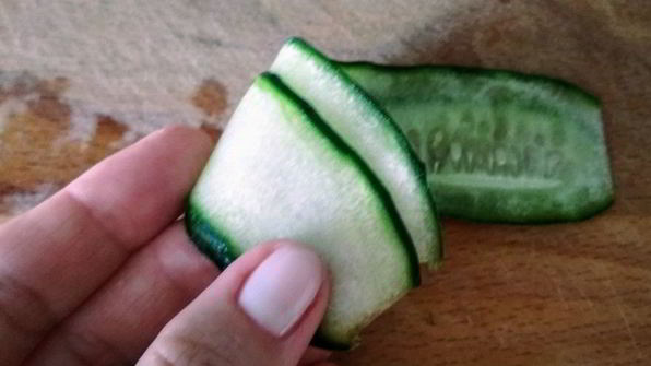 огуречные роллы с семгой