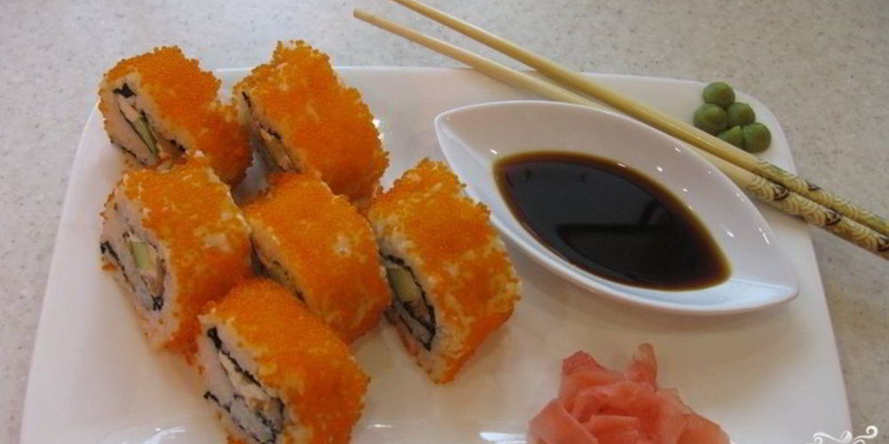 Рецепт ролла с лососем