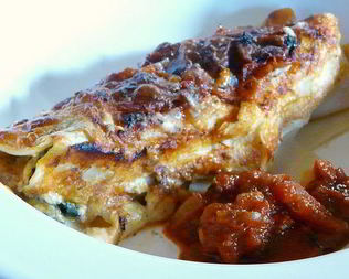 Роллы из лазаньи