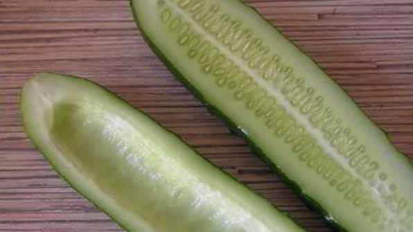 роллы с креветками в огурцах