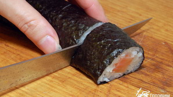 роллы с семгой