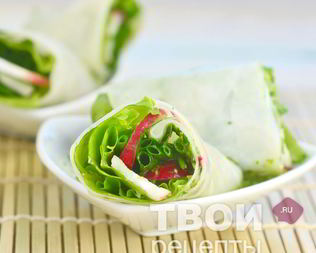 Спринг роллы с овощами