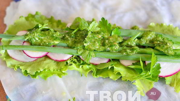 спринг роллы с овощами