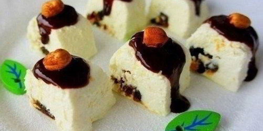 Рецепт творожных роллов с фундуком и финиками