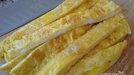 Яичный блинчик для роллов