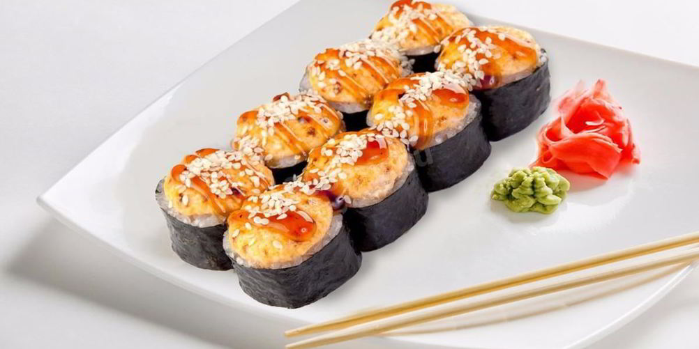 Рецепт запеченных роллов с копченой курицей