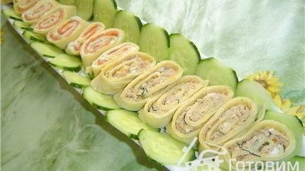 Домашние мини-рулетики